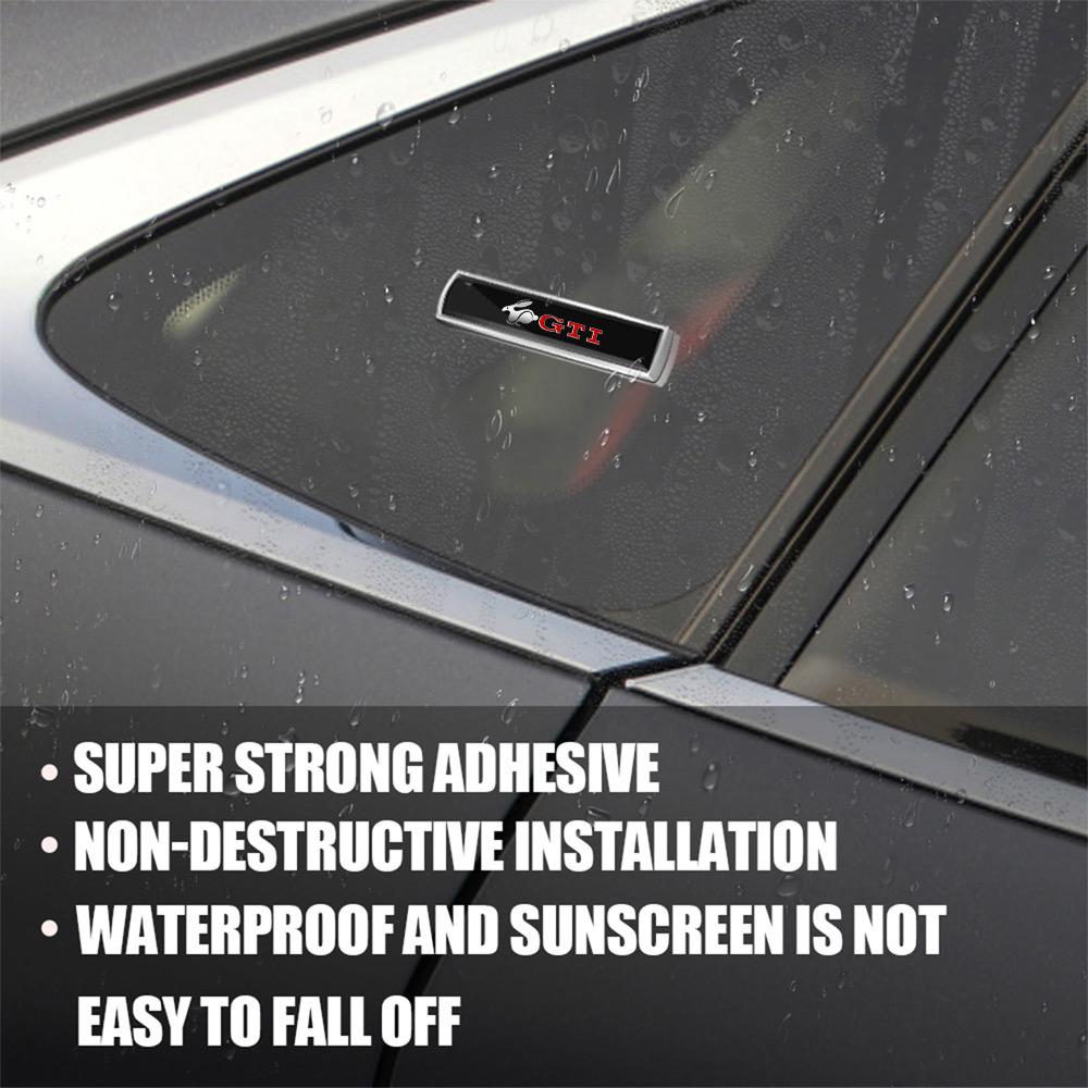 3D Aluminum Alloy Car Styling Badge Body Fender Trunk Sticker for Volkswagen VW Tiguan Golf Polo Bora Beetle CC Passat MK Touran
