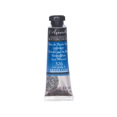 Aquarellfarbe - Sennelier - Tube 10ml S1 - Phthalocyaninblau (326) - Hohe Qualität – Gemischt