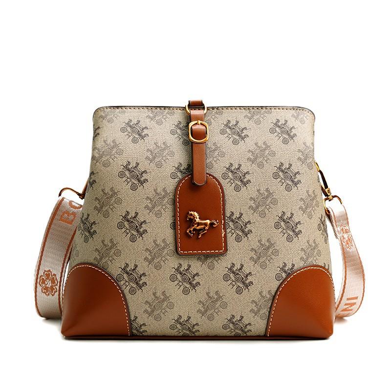 European and American Retro Bag, Spring New Classic Versatile Shoulder Bag, Niche Design, Hand-held Crossbody