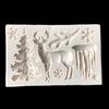 Christmas Moose Head Silicone Cake Mold Baby Party Fondant Cake Decorating Tools
