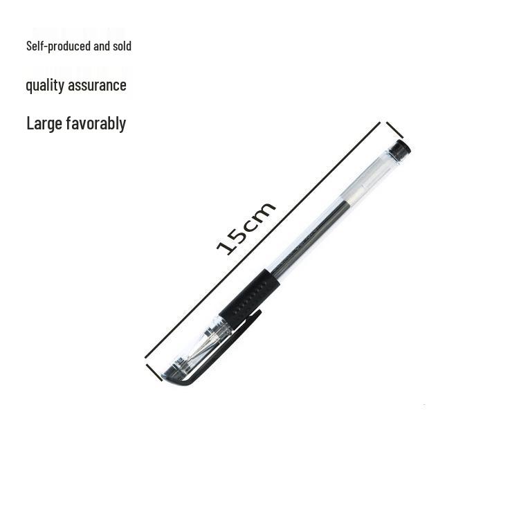 Europäischer 0,5 mm Kugelschreibermine Schwarzer Gelstift für Studenten und Bürogebrauch