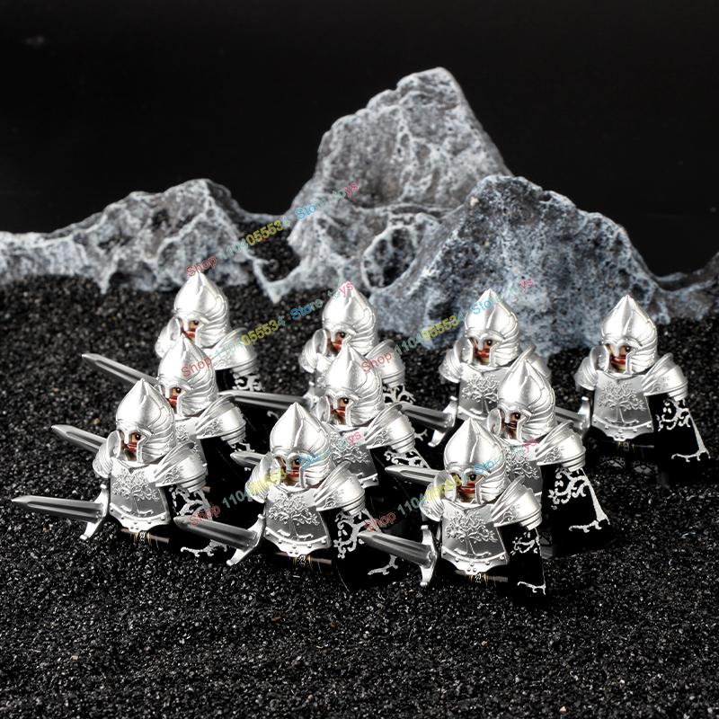 Movie Series Orc Uruk-hai Army Action Figures Mini Bricks Doll Assemble Building Blocks MOC DIY Toys for kid gift