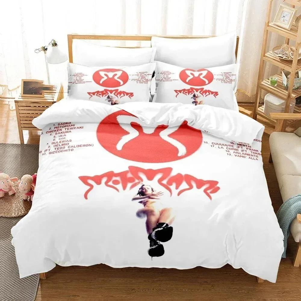

Rosalia Album Motomami Bedding Set Duvet Cover Sheet Printed Bed Set Pillowcase Bed Full Queen King Size Comforter Bedroom 135x200cm