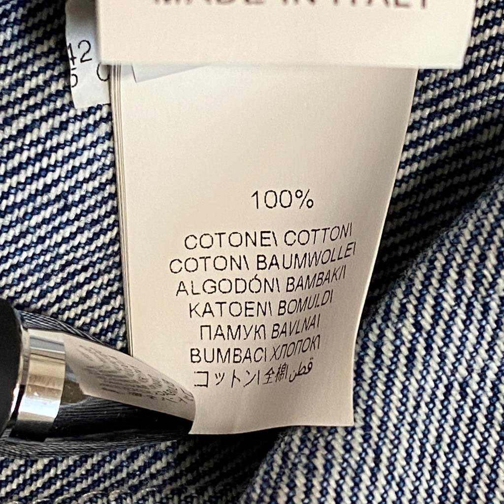 Jaqueta Jeans Brunello Cucinelli Usada azul algodão Mulher