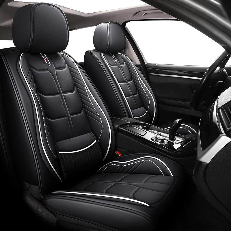 ZHOUSHENGLEE Leather Car Seat Covers For Bmw 7 Series E38 E65 E66 E67 F01 F02 F03 F04 G11 740i 740iL 745Li 750iL 760i