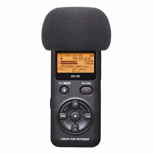 SUNMON Windscreen Deadcat and Foam Cover for DR-05X Microphone Recorder, Indoor/Outdoor Microphone Wind Muff