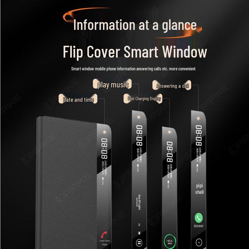 Huawei Mate X6 Klapphandy Luxus Leder Armband Hülle