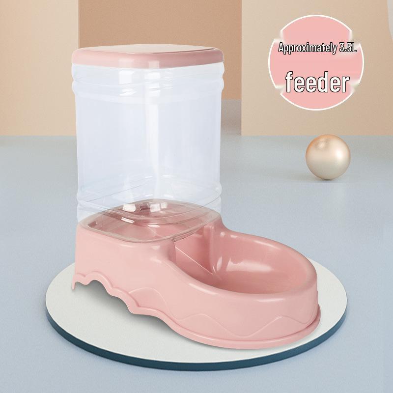 Automatic Pet Water & Food Dispenser Set - 3.5L Capacity for Cats & Dogs