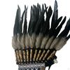 Feathered Headdress for Men And Women - Festival Costume Accessory
