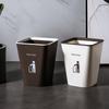 TAYHEE Simple Square Plastic Trash Can