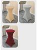 High-End Elastic Table Cover for Banquets & Weddings - Round Cocktail and Bar Skirt