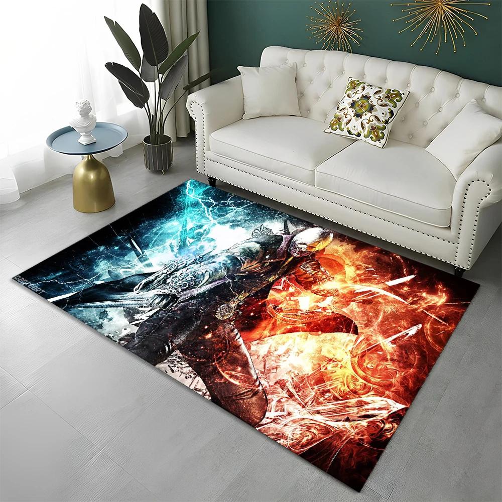 DMC Game D-Devil May Cry Gamer Carpet Rug for Home Living Room Bedroom Sofa Doormat Decor,kid play Area Rug Non-slip Floor Mat