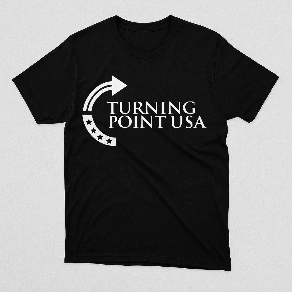 

Freedom Charlie Kirk Turning Point 100% Cotton T-shirt Mens Womens Tees Top, , tank or Long sleeve S