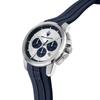 Maserati Successo Silver Blue Silicone Gents Quartz Chronograph with Date R8871621042