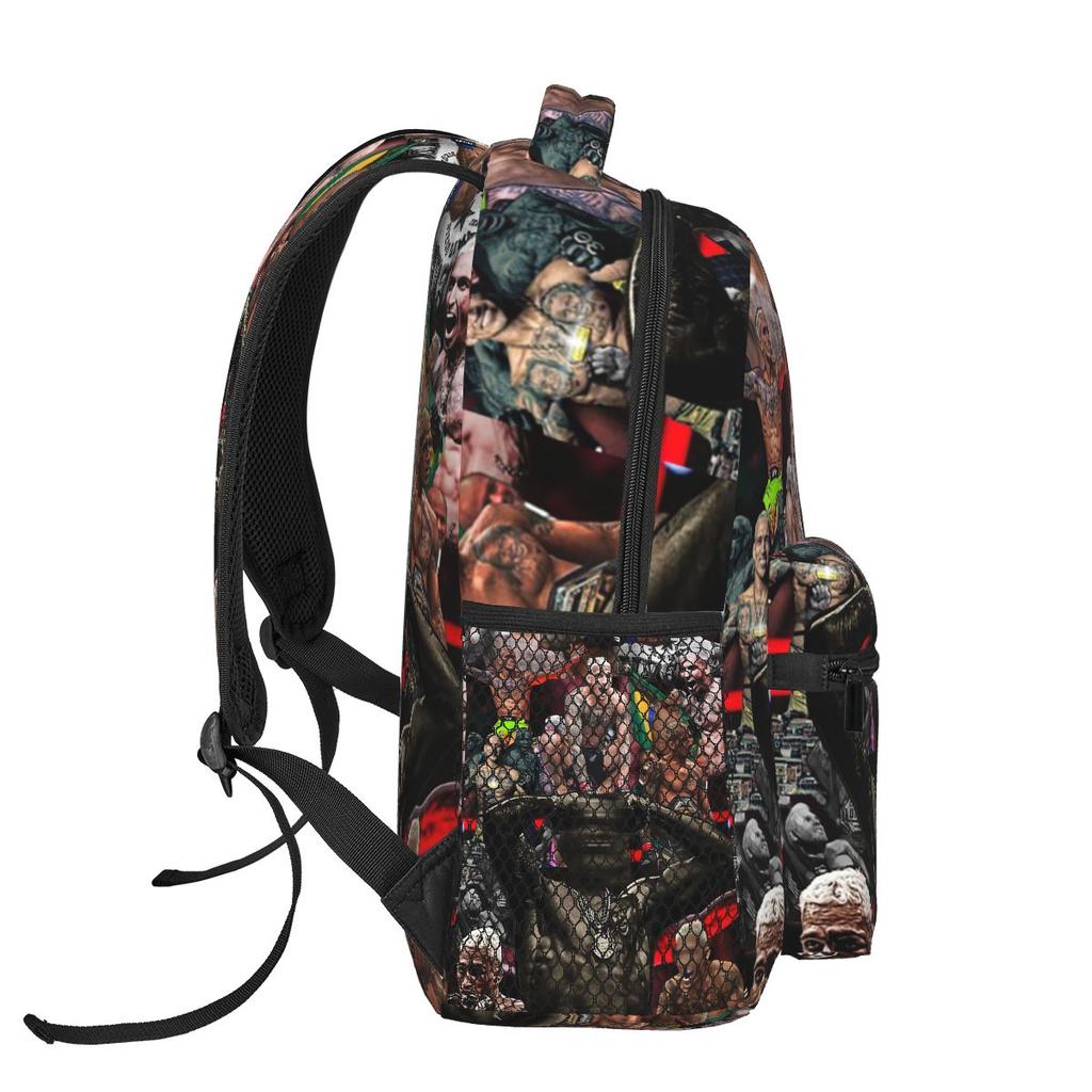 Charles Oliveira Do Bronx Fan Gift Backpacks Boys Girls Bookbag Students School Bags Cartoon Kids Rucksack Shoulder Bag