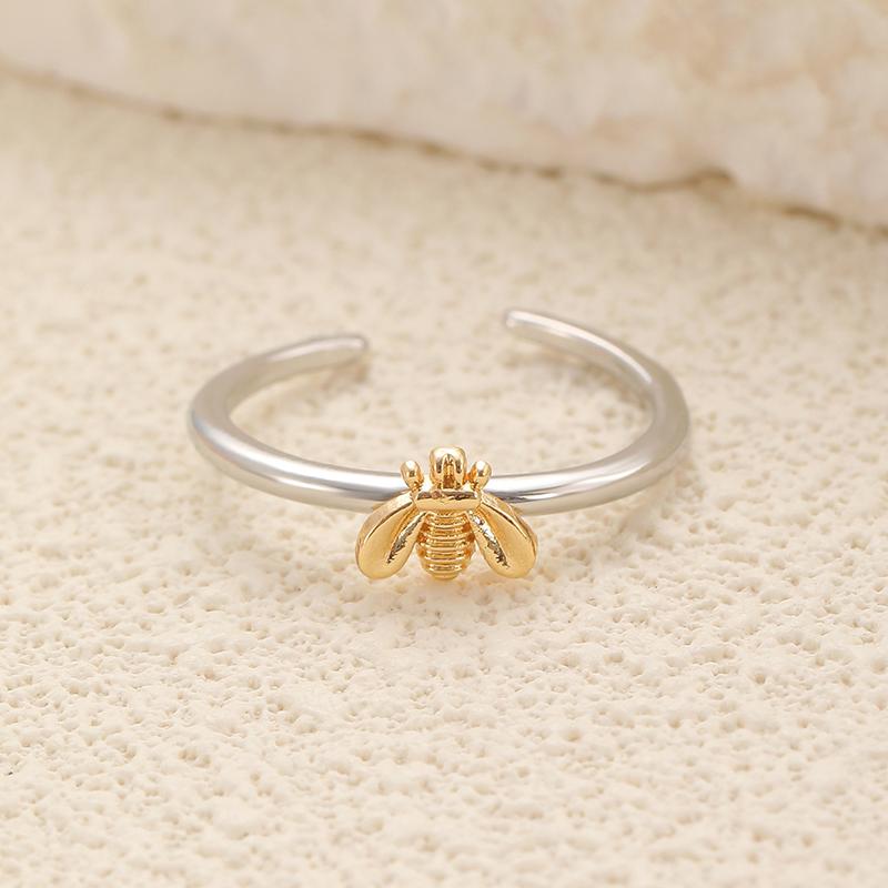 Exquisite Honeybee Flower Bee Rings For Women Engagement Wedding Luxury Fine Jewelry Gift