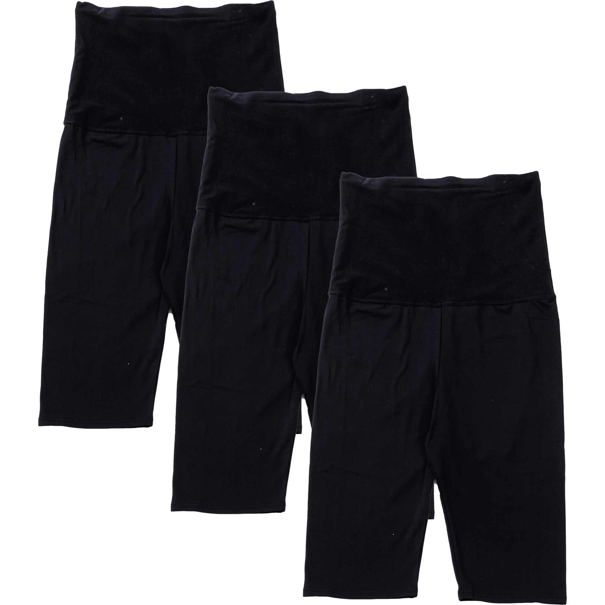 

Shirasagi Knit Belly Pants with Belly Belly for Fall and Winter Black Size Women s Fleece-Lined Pants, Double-Layered Fabric, (K5975X-E) (3 Pants, L)