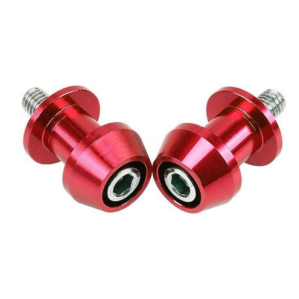 10mm Diameter Swingarm Spools Slider CNC Machined Motorcycle Stand Spools Garage Use