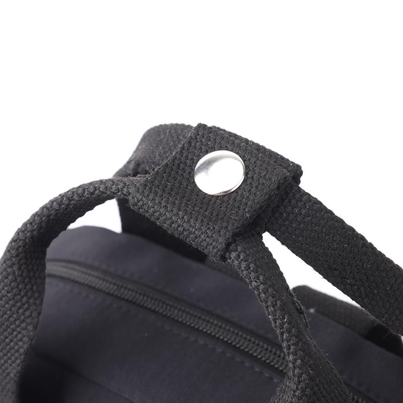Nylon Backpack Women's Schoolbag Solid Color Small Handbag Travel Lightweight Backpack