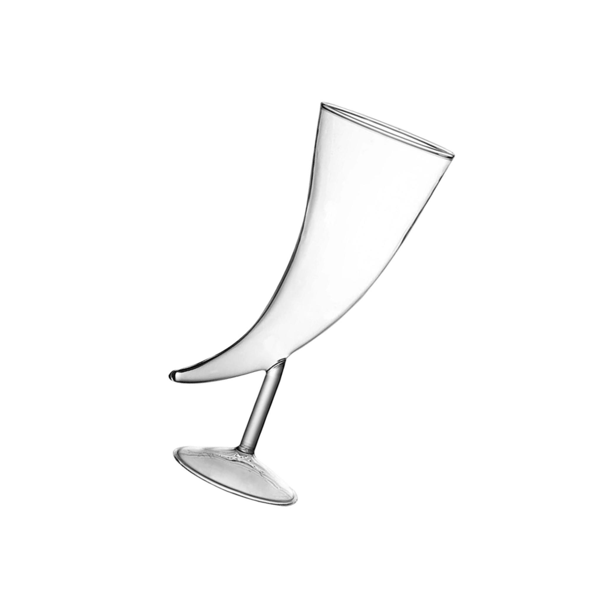 

Cocktail Glass Wine Juice Glasses with Dual Straw for Bar Ball Design 8.5cm