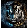 Vollständiges 5D DIY Diamantgemälde <Tiger> Diamantstickerei Vollständiger Kreuzstich Heimdekoration Handgemachtes Geschenk
