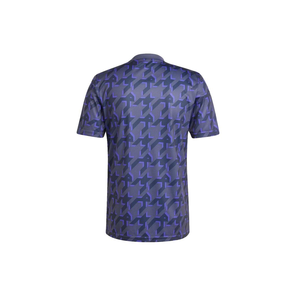 Adidas Real Madrid Pre-Match Jersey With Geometric Pattern Men Tops Dark-Cyan IQ0544