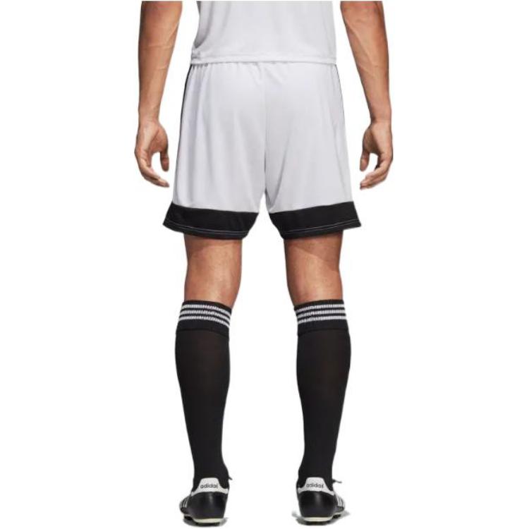 Adidas Contrast Stripe Soccer Shorts Men Bottoms White DP3247