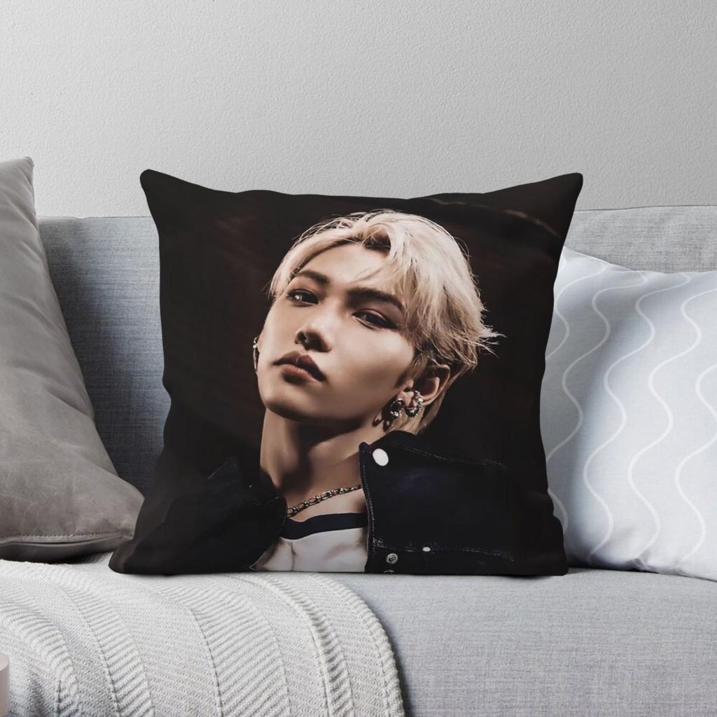 Lee Felix Square Pillowcase Polyester Linen Velvet Pattern Zip Decorative Pillow Case Car Cushion Case Wholesale