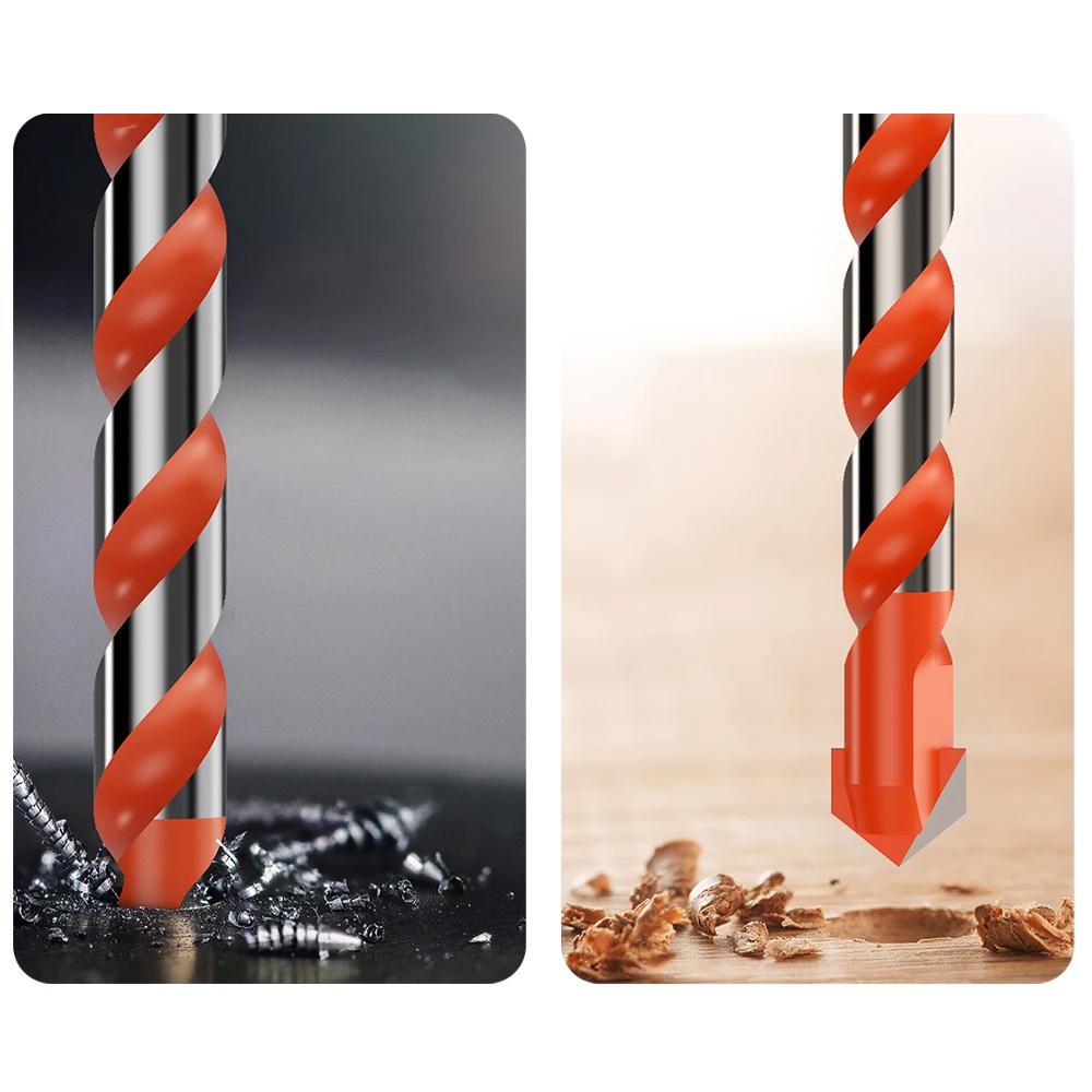 8 Stück Hartlegierung Overlord Diamant 3/4/5/6/6/8/10/12mm Keramikfliesen Perforiertes Wandbohrwerkzeug Bohrer-Set