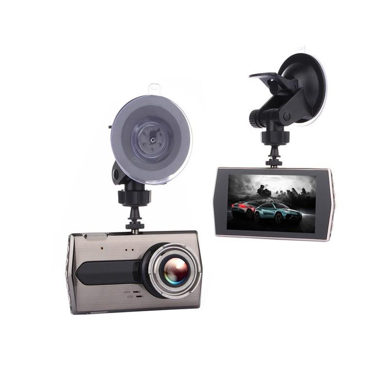 4.0 İnç 1080P Sürüş Kaydedici Full HD Gece Görüş Hareket Dedektörü Video Kamera Su Geçirmez Kamera Park Modu Çarpışma Algılama Özellikli Araba DVR'ı