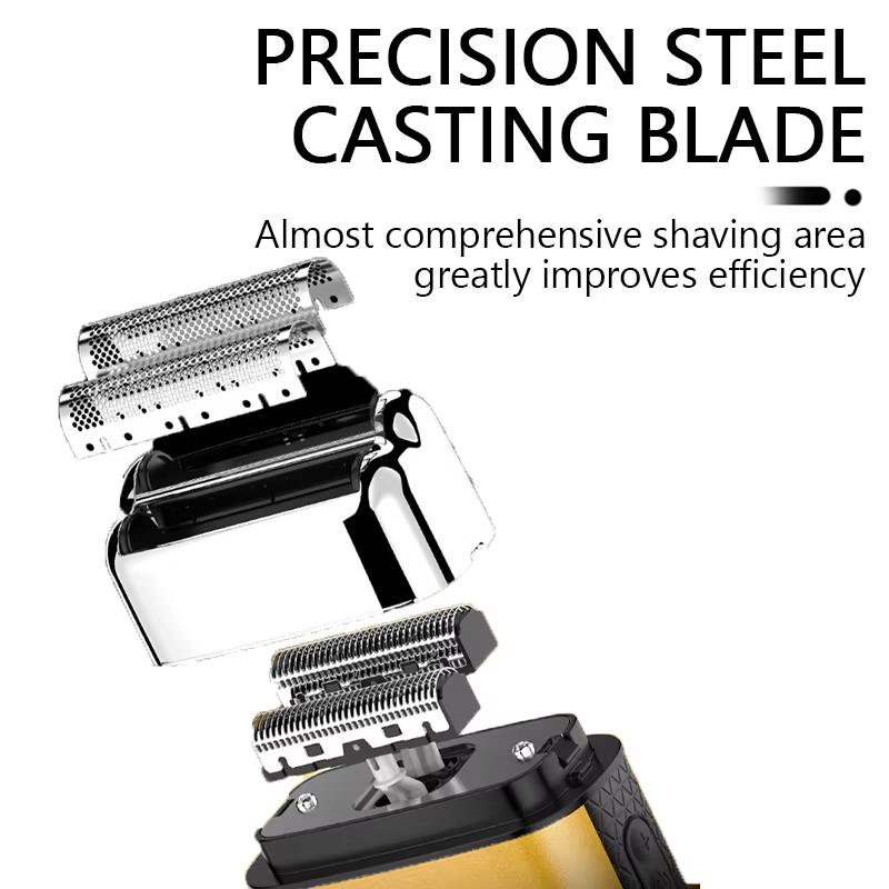 Kemei Original Electric Shaver Rechargeable Powerful Floating Razor Balds Head Shaving Machine for Men KM-T123