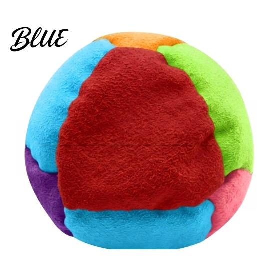 Colorful Footbag 8 Panel Sack Soft Hacky Foot Bags for Kids Adults Juggling Outdoor Game Dirt Bag Kick Game Sand Filled Balls Knitted разноцветный