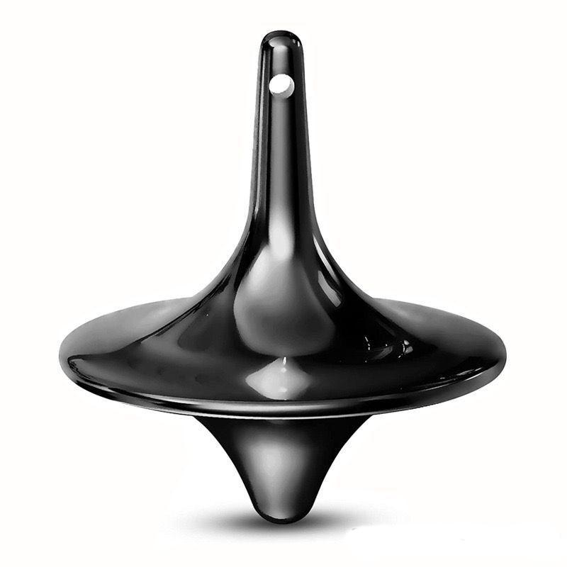 Металлический волчок из фильма «Тотем» Серебряный волчок для вращения на пальцах Маленький циклон Гироскоп Антистресс Игрушки-непоседы Для детей Подарки