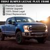 License Plate Frame Compatible With F250 F350 Super Duty  2024 Front Bumper License Plate Bracket Holder Replace FO1068203 PC3Z-17A385-AA