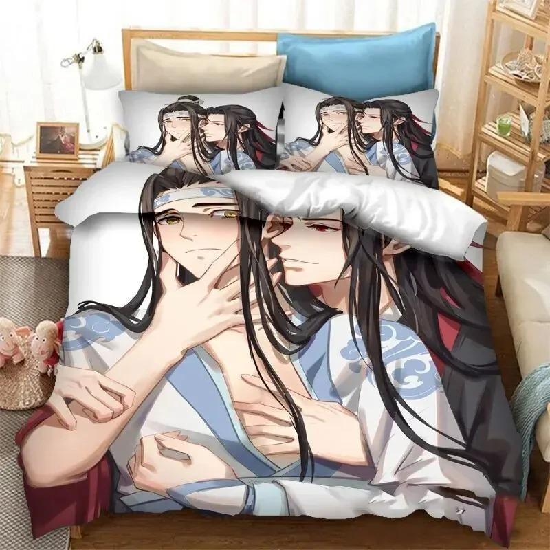 3d Grandmaster of Demonic Cultivation Mo Dao Zu Shi Bedding Set Boys Girls Twin Queen Size Duvet Cover Pillowcase Bed Kids Adult