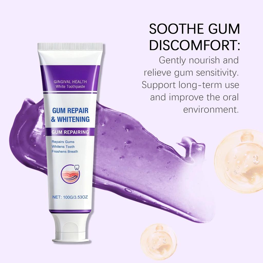 Gum Regeneration Toothpaste for Whitening Teeth Stains Tartar Removal Reduce Plaque Fresh Oral Protect Enamel Repair Toothpastep