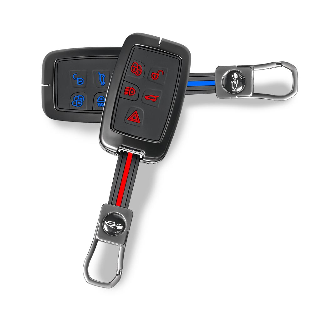 Schlüsselhülle aus Zinklegierung für Land Rover Range Rover Sport Evoque Freelander Velar Discovery 4 Jaguar XE XJ XF