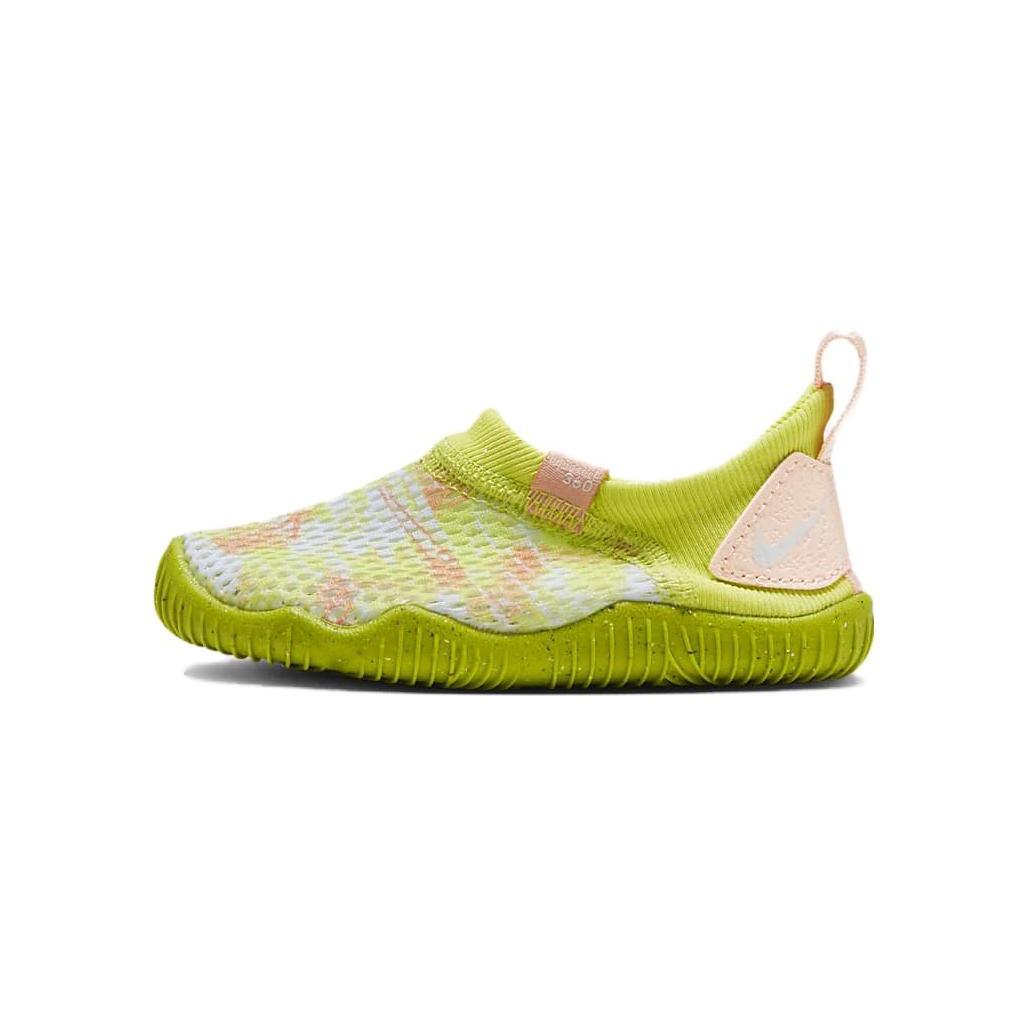 (TD) Nike Aqua Sock 360 SE White Atomic Green Pink Baby DX1873-300 EU 27