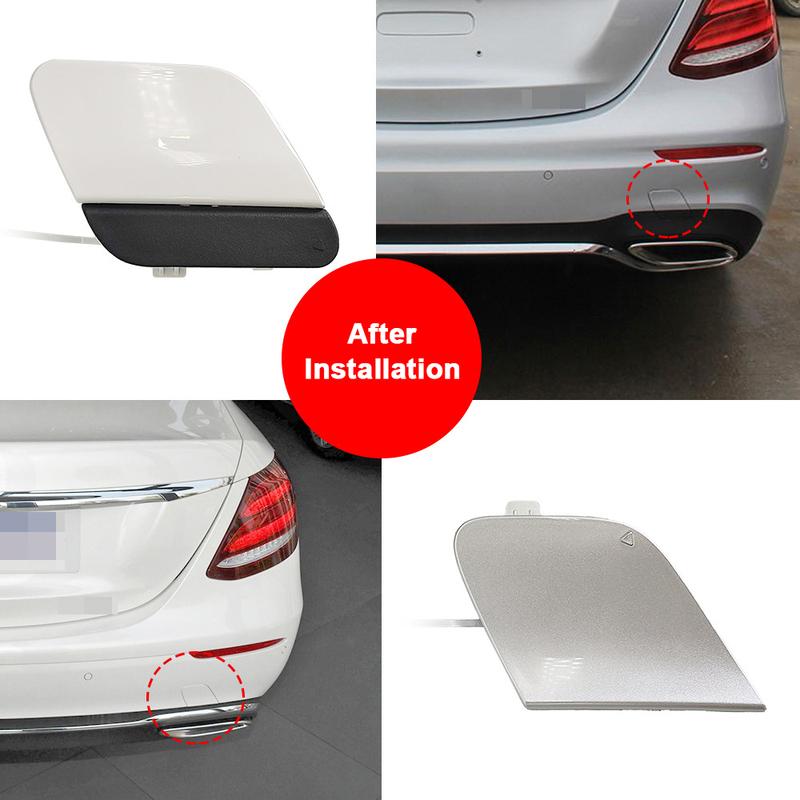 Rear Bumper Tow Hook Cover Cap Towing Eye For Mercedes Benz E-Class W213 2016- 2138853701 2138850022