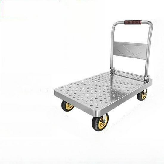 Portable Folding Steel Plate Dolly Hand Truck Cart for Household Use