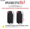 Zinc Alloy + Leather Car Key Case Cover For KIA Ceed 2025 CD Forte 2018 2019 2025 Cerato 2019 K3 Gt Seltos Sportage 2020 Sorento