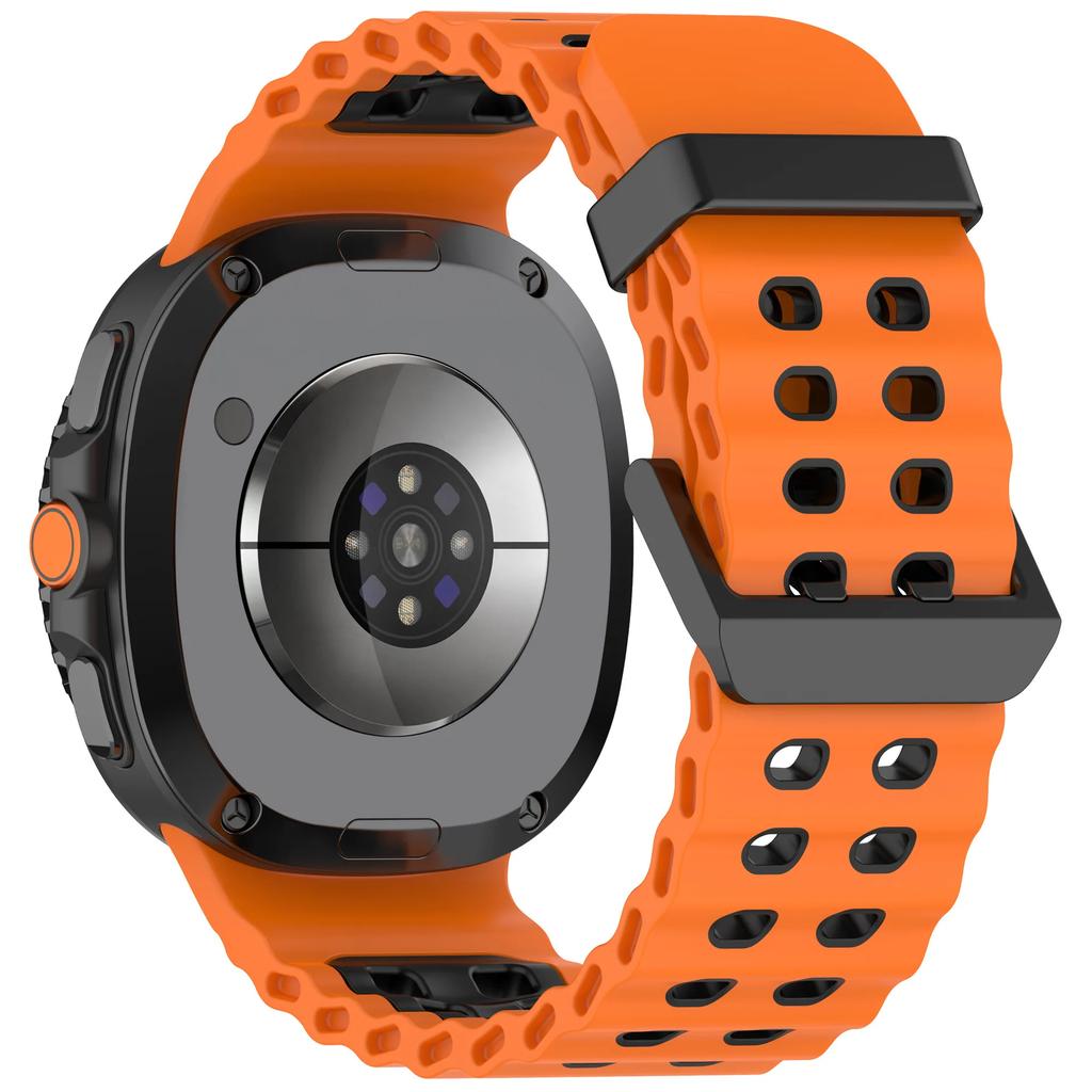 Two-Tone Strap For Samsung Galaxy Watch 8 40/44mm Silicone Sports Band Bracelet For Galaxy Watch 8 Classic 46mm Replacement Band