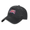 USA and UK Flag Mixed United Allies Friends Baseball Cap Wild Ball Hat Luxury Brand Caps For Men Women's