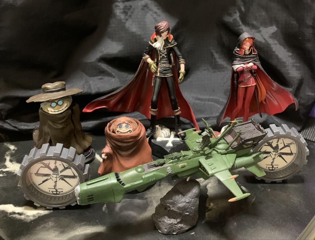 

[USED] Captain Harlock Arcadia Queen Emeraldas Figure Reiji Matsumoto