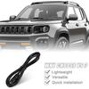 LABRIMP Car Rear View Camera Cable Reverse Camera Extension Cable Repair Rear Camera Extension Cable Dashcam Cable Black Plastic Metal
