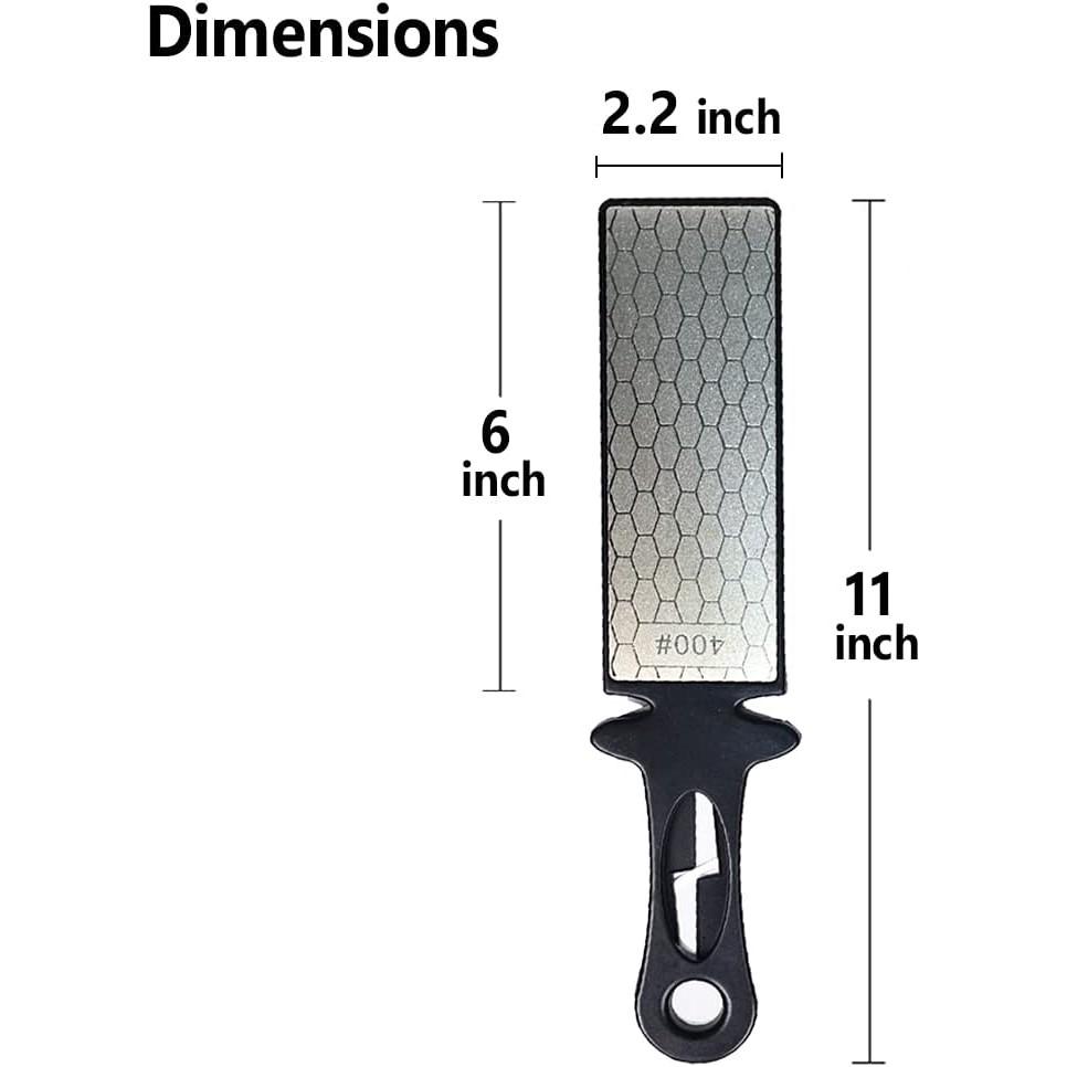 5-v-1 diamantový ostřící talíř nůž a nůžky Brusič Keramický ořezávátko nožů Oboustranný Voštinový povrch zrnitosti 400/1000 Venkovní