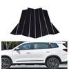8PCS Polished Pillar Posts For Chery Tiggo 8 Pro 2018      Car Accessories  Window Trims Decoration  Strip