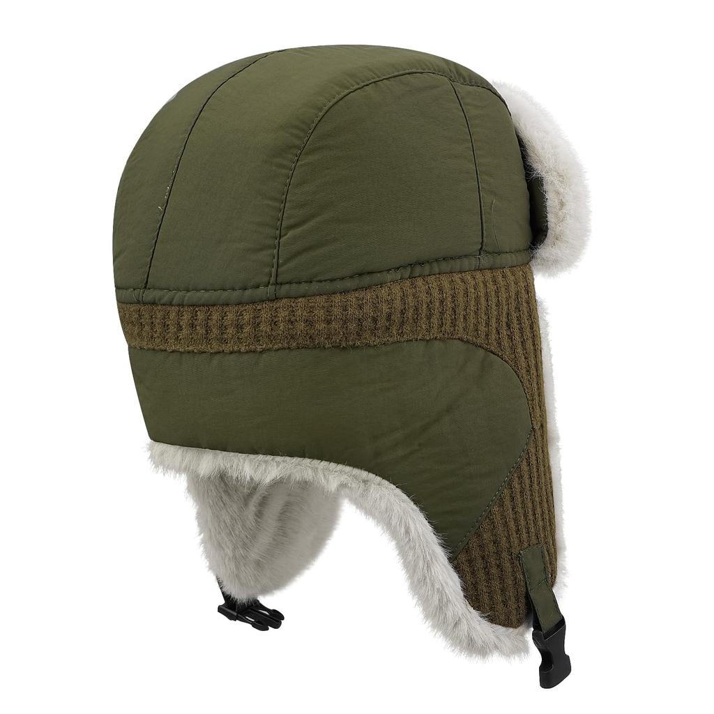 Croogo and Pilot Flight Cap with Perfect for Fall and and Outdoor Activities Men's Women's Earflaps, Foldable, Comfortable, Lightweight, Warm, Winter,
