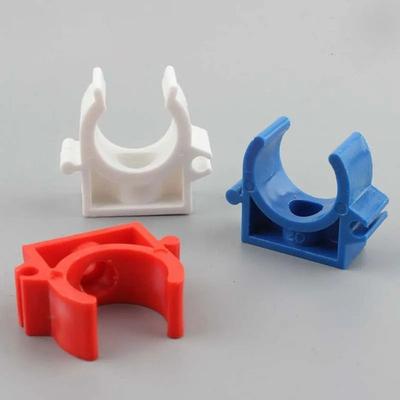PVC Pipe Clamp Connector Plastic Tube Fittings U Type Water Hose Connectors Strap Pipe Holder Fixing Clip Garden Accessories