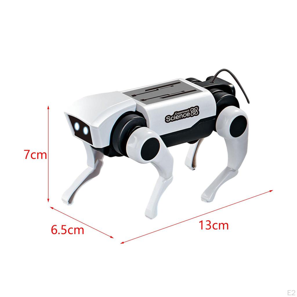 Electric Mechanical Dog Robot Toy, 3D Puzzle Assembly Remote Control Puppy Toy Smart RC